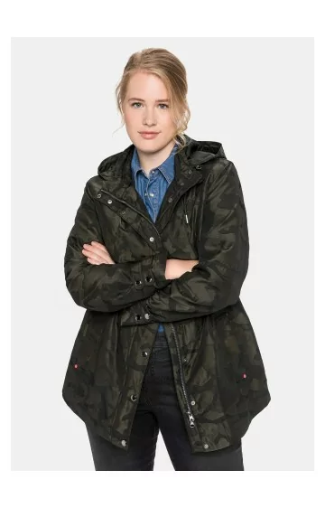 Veekindel Sheego kapuutsiga jope Sheego - 1