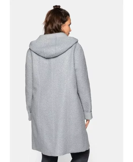 Sheego voodrita mantel lokkis bouclé'ga Sheego - 3