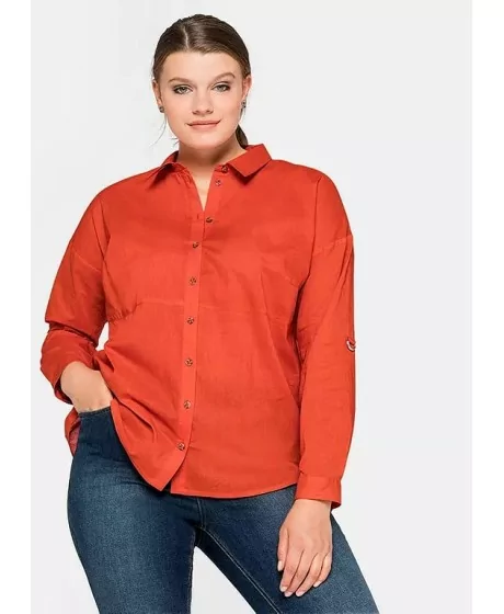 Sheego puuvillane pluus Bright Sheego