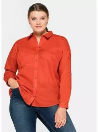 Sheego puuvillane pluus Bright Sheego