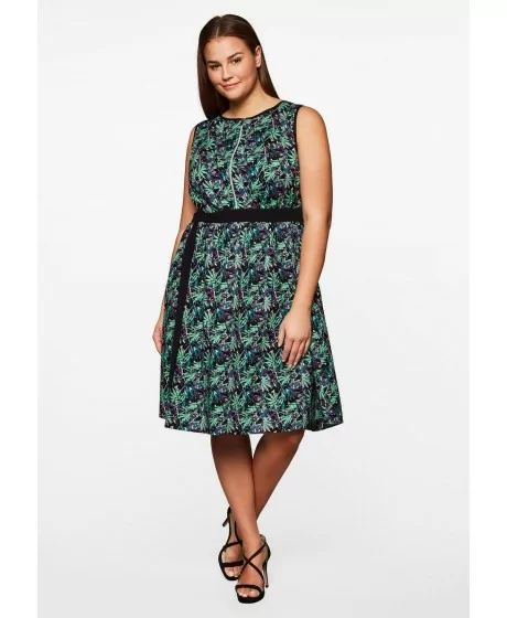 Varrukateta Sheego puuvillane kleit