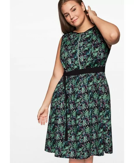 Varrukateta Sheego puuvillane kleit