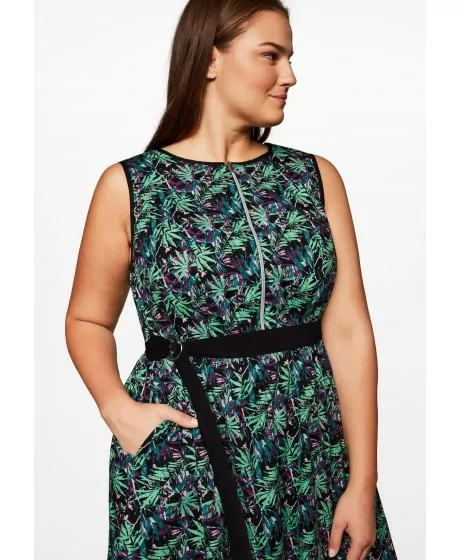 Varrukateta Sheego puuvillane kleit