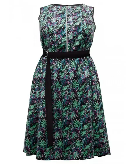 Varrukateta Sheego puuvillane kleit