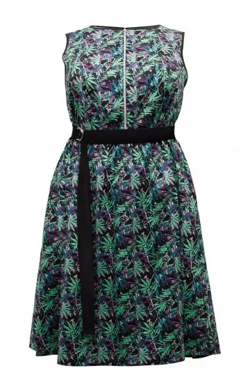 Varrukateta Sheego puuvillane kleit