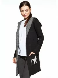 COSMO kapuutsiga kardigan