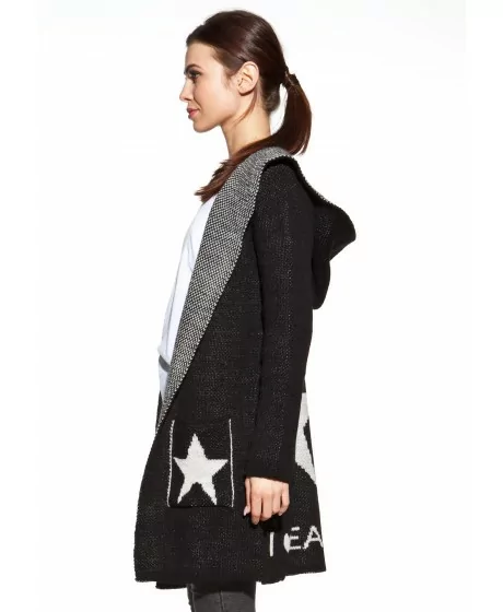 COSMO kapuutsiga kardigan