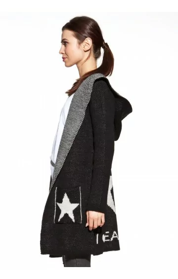 COSMO kapuutsiga kardigan