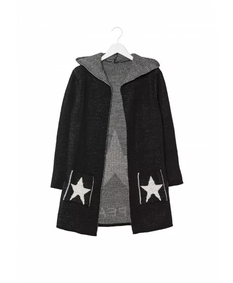 COSMO kapuutsiga kardigan