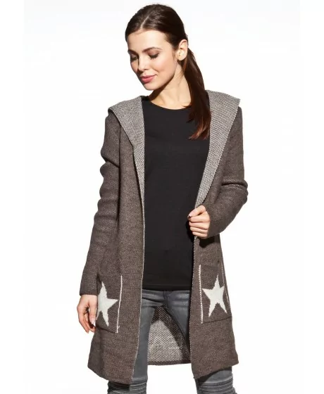 COSMO kapuutsiga kardigan