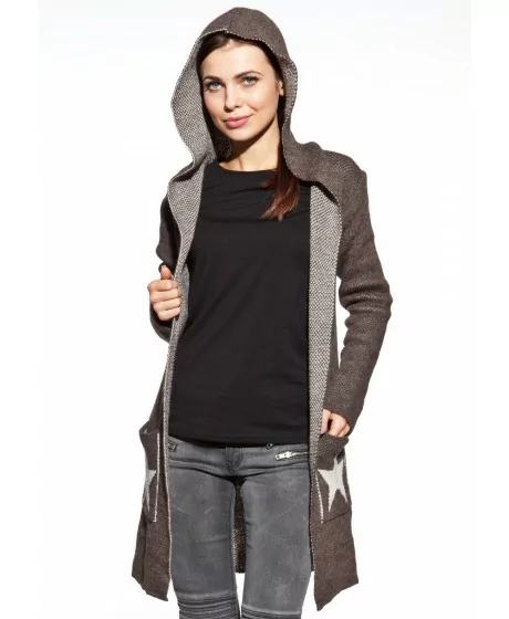 COSMO kapuutsiga kardigan