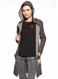 COSMO kapuutsiga kardigan