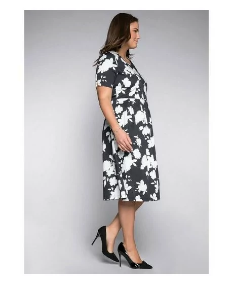 Sheego medvilnės suknelė su kūną formuojančiu apatiniu Sheego - 4