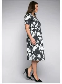 Sheego medvilnės suknelė su kūną formuojančiu apatiniu Sheego - 4