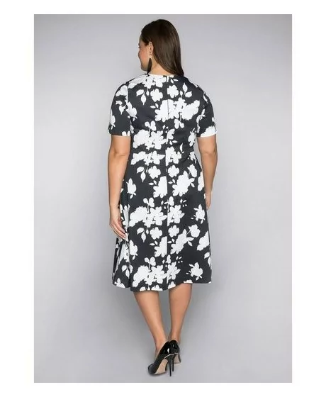 Sheego medvilnės suknelė su kūną formuojančiu apatiniu Sheego - 5