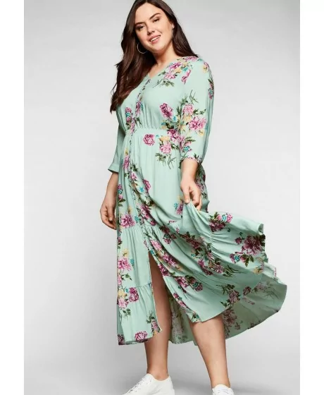 Sheego by Joe Browns romantiline viskoosist kleit Sheego - 1