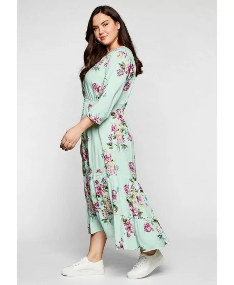 Sheego by Joe Browns romantiline viskoosist kleit Sheego - 2