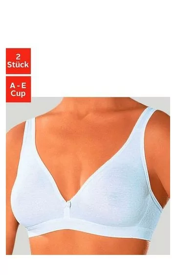 2-in-1 Petite Fleur puuvillased rinnahoidjad - 1