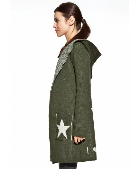 COSMO kapuutsiga kardigan