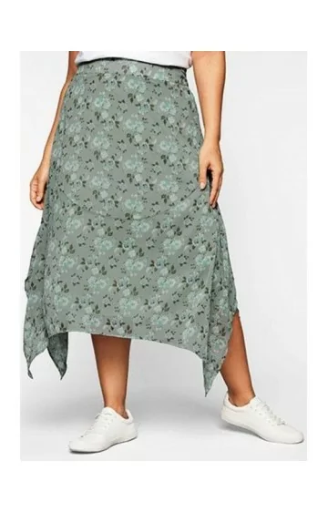 Sheego Asümmeetriliste servadega šifoonist seelik Sheego - 1