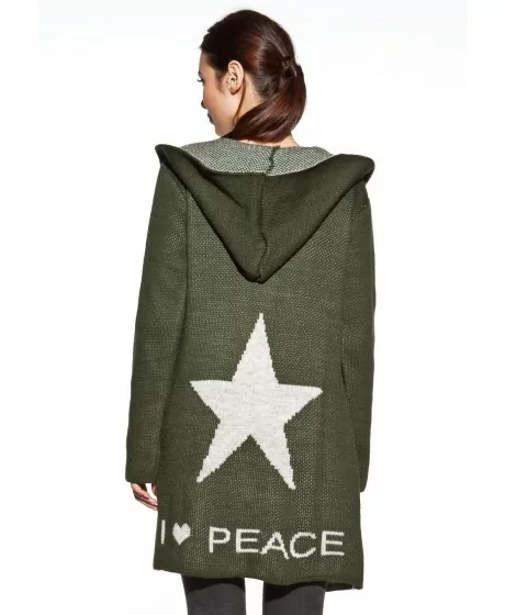 COSMO kapuutsiga kardigan