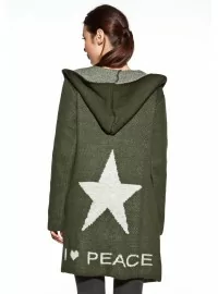 COSMO kapuutsiga kardigan