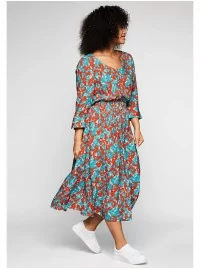 Sheego viskoosist graafilise mustriga kleit Sheego - 1