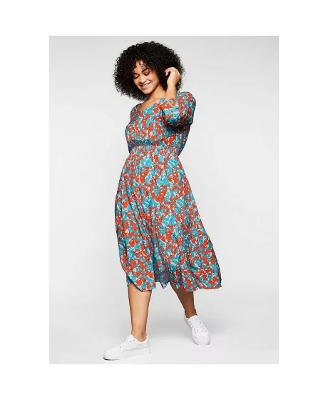 Julge Sheego viskoosist kleit graafilise mustriga Sheego - 3