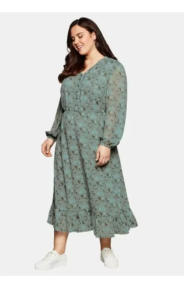 Sheego šifoonist vooderdatud kleit Sheego - 1