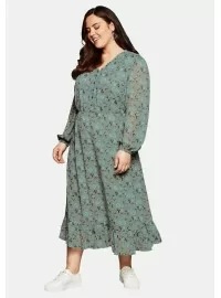 Sheego šifoonist vooderdatud kleit Sheego - 1