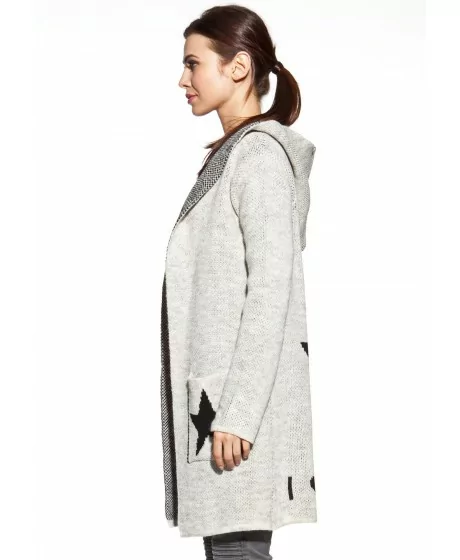 COSMO kapuutsiga kardigan