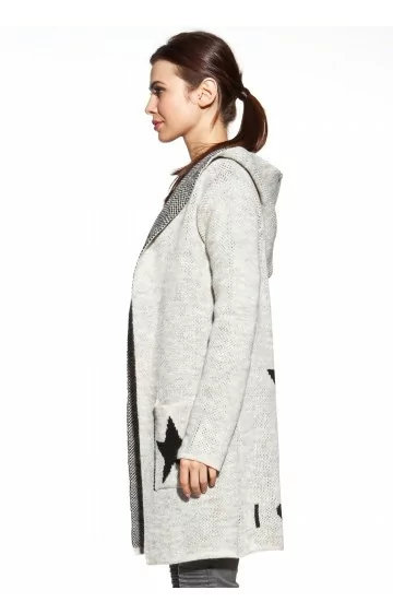 COSMO kapuutsiga kardigan