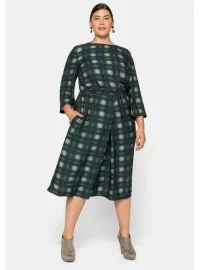 Sheego Sheego Sheego Sheego ruuduline viskoosist kleit - 1