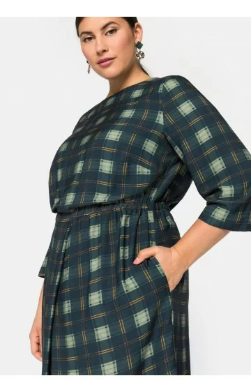 Sheego Sheego Sheego Sheego ruuduline viskoosist kleit - 2