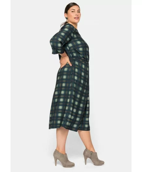 Sheego Sheego Sheego Sheego ruuduline viskoosist kleit - 3