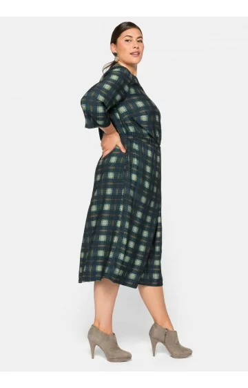 Sheego Sheego Sheego Sheego ruuduline viskoosist kleit - 3