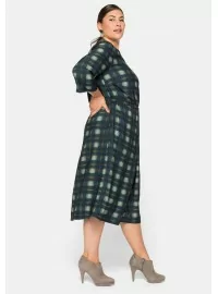 Sheego Sheego Sheego Sheego ruuduline viskoosist kleit - 3