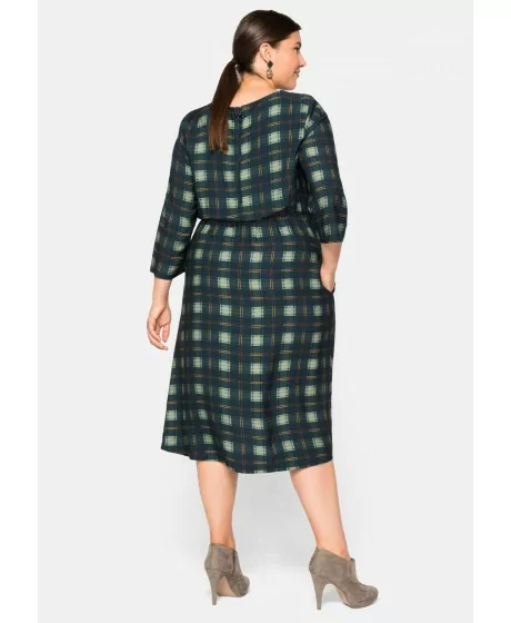 Sheego Sheego Sheego ruuduline viskoosist kleit - 4