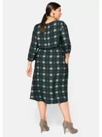 Sheego Sheego Sheego ruuduline viskoosist kleit - 4