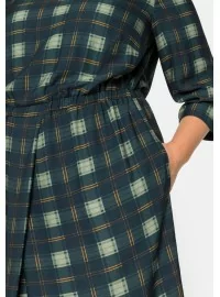 Sheego Sheego Sheego ruuduline viskoosist kleit - 5