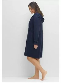 Hubane Sheego hommikumantel pööratava tõmblukuga