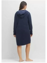 Hubane Sheego hommikumantel pööratava tõmblukuga