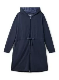 Hubane Sheego hommikumantel pööratava tõmblukuga