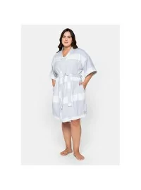 Sheego kimono stiilis seotav hommikumantel Sheego - 1