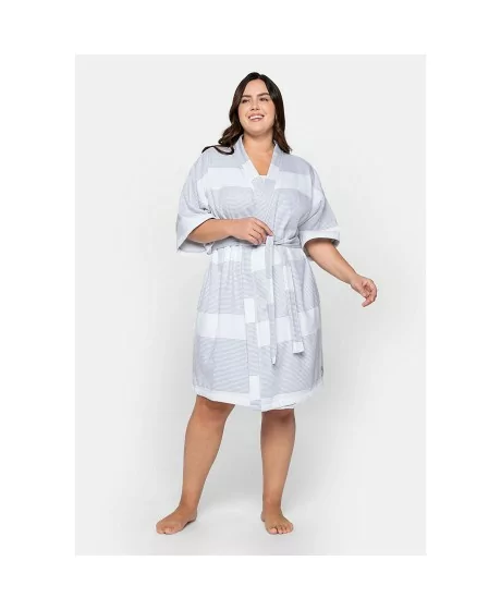 Sheego kimono-stiilis seotud hommikumantel Sheego - 2