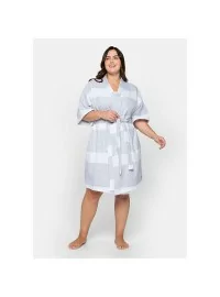 Sheego kimono-stiilis seotud hommikumantel Sheego - 2