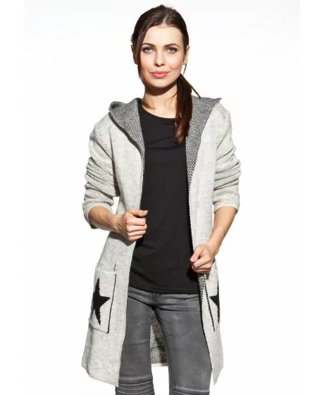 COSMO kapuutsiga kardigan