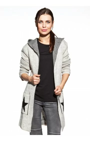 COSMO kapuutsiga kardigan