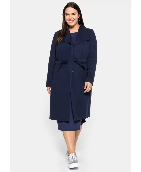 Sheego kontrastse voodriga pikk jakk Sheego - 1