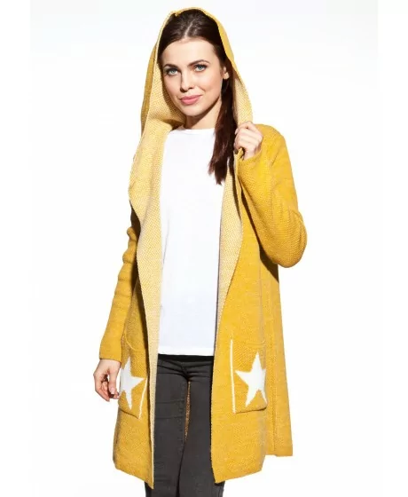 COSMO kapuutsiga kardigan